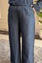 6674 - Stylish Comfortable Slim Soft Denim Marina Button Detailed Suit - 6