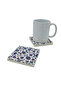 Ottoman Iznik Tile Pattern (Rüstem Pasha Mosque) Printed Natural Stone Coaster - 2