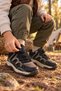 Trekon Thick Sole Unisex Children's Daily Outdoor Trekking Boots with Lacing Adjustment Mechanism - 6