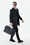 Anthracite Comfort Fit Mono Collar Woolen Coat - 4
