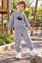 Boy's Helicopter Printed 2-Piece Tracksuit Set