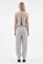 Crinkle Black Striped Jogger Pants - 3
