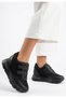 Women's Sneaker Sports Shoes Black Skin Comfortable Daily Rete - 2