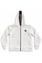 Boy's Hooded Plush Quilted Zippered Trendy Basic Cardigan - 2