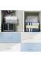 Bella Kids 2 Door Wardrobe - Blue - 4