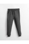 Anthracite Girls' and Boys' Sweatpants Lycra First Quality 2 Yarns No Knee-Straining Seasonal