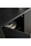 Plugari Sideboard With Mirror 4 Door Veneer - Black & Brown - 6