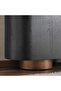 Plugari Sideboard With Mirror 4 Door Veneer - Black & Brown - 7