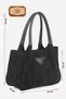 Jude Suede Genuine Leather Women's Shoulder Bag Large Volume College Daily Bag - 3