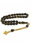 Mine El İşçılığı Black Gold Metal Prayer Beads – Special Design Premium Gift Men's Prayer Beads - 2
