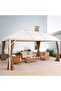 Jasmela Gazebo 365x485x300 Cm - Off White
