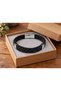 Zorvian Shadowknot Black Leather Men's Bracelet - Layered Wide Braided Front Face - 3