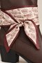 Scarf Scarf Detailed Thick Heeled Women's Cowboy Boots - 2