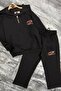 Boys' Stay Strong Half-Zip Hooded Tracksuit Set - 3