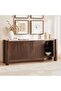 Latasha Sideboard With 4 Door Marble - Beige Brown - 2