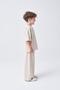 Unisex Kids Oversize Basic Set Beige - 8