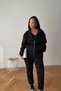 Hooded Basic 3 Thread Zippered Oversize Tracksuit Set - 3