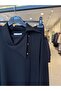 Collar Detailed Black Double Suit 2066 - 2