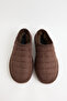 Boots 2601 - Short Suede Bitter Brown Suede Women's Boots with Stitching Detail - 4