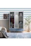Luna Kids 3 Door Wardrobe - Blue - 3