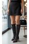 Imported stone embellished suede women's boot 0140-00 - 2