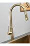 Glmbc Cl950-04 Aras Gold Spiral Kitchen Faucet