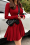 Women's Long Sleeve Mini Casual Dress