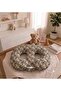 3-D Patterned Twin Baby Breastfeeding and Support Pillow with Belt Buckle