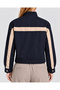 Contrast Stripe Detailed Woven Jacket Laz0019 Dark Blue - 8
