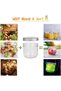 FUFU Mason Jars with Airtight Metal Regular Lids(10oz/300ml), Sealed Clear Glass Canning Jars with Wide Mouth for Spices, Honey, Jam, dessert，Jelly, of 12 - 7