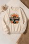 Unisex Gasoline Printed Crew Neck Sweatshirt - 2