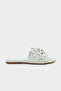 Wasa Tassel Detailed Flat Women's Slippers - White