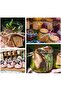 FUFU 4oz Glass Jars With Cork Cover 12 Pack - Mini Pudding Containers for Spice, Jam, Honey, Mousse - Wedding and Shower Favors, DIY and Art - 6