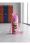 Metal Children's Water Bottle with Teddy Bear Design |   Nursery/School Water Bottle with Straw, Strap, and Leak-Proof Design (Pink) - 5