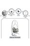 Jasmela Outdoor Swing - Light Grey - 7