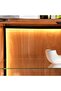 Mirage Bar Cabinet Veneer - Natural & Black - 6