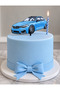Car-Themed Birthday Celebration Cake Decoration - Cake Toothpick - 3