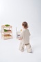 Unisex Kids Oversize Basic Set Beige - 7
