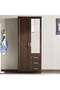 Malmo 2 Door Wardrobe Brown - 3