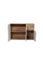 Oojas Sideboard With 2 Door 4 Drawer Veneer - White Natural - 5