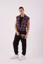 Men's Black Oxford Jogger Pants - 4