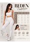 Patterned Women's High Waist Ribbed Leggings – Stretchy Fabric Special Design - 2