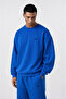 Men's Basic Oversize Sweatshirt Saks - 2