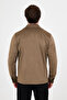 Straight Slim Fit Shirt Collar Snap Fastener Side Pocket Suede Men's Coat Khaki - 39682.26K - 4