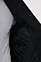 Textured Slim Fit Shirt Collar Buttoned Wool Men's Coat Black - 39696.26K - 7