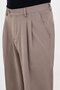 Straight Baggy Fit Double Pleated Men's Trousers Mink - 38385.26K - 6