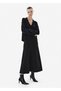 Ottoman Knitted Black A-Form Knitwear Skirt - 4