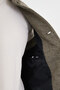Textured Slim Fit Stand Collar Buttoned Wool Blend Men's Vest Khaki - 40965.26K - 7