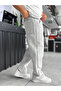 Light Gray Panda Fabric Stitched Baggy Tracksuit Res-4004 - 3