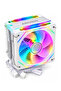 Freezer X6 2 Fans 6 Copper Pipes Argb Intel/Amd Tower Type Controlled Processor Fan Cpu Cooler White